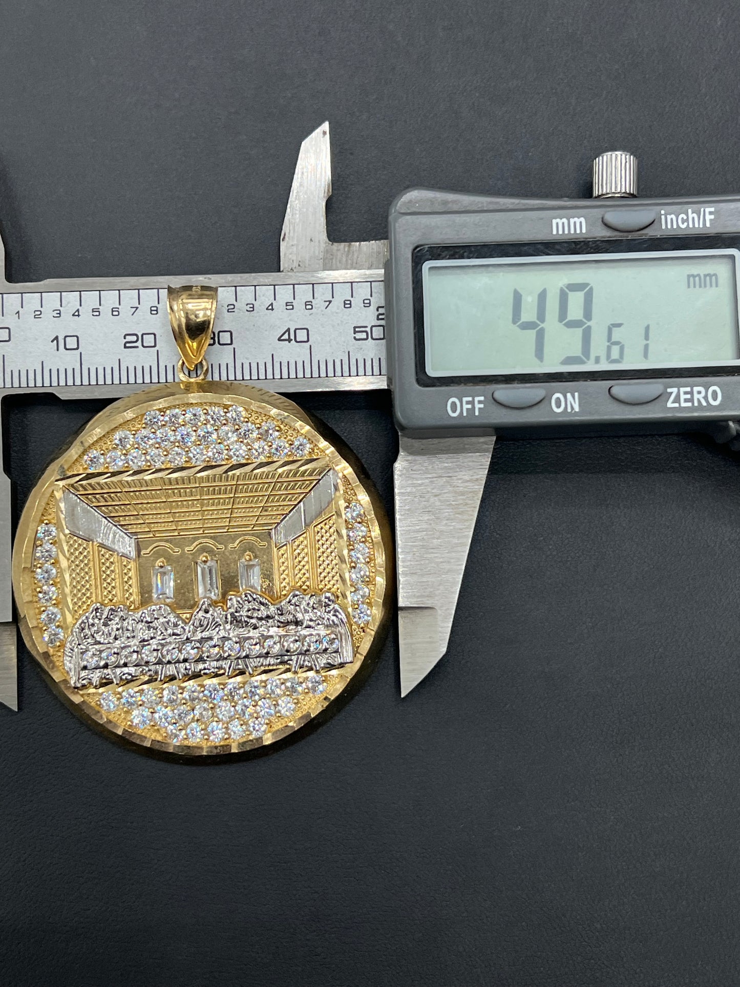 Gold 10k Last Supper Cz
