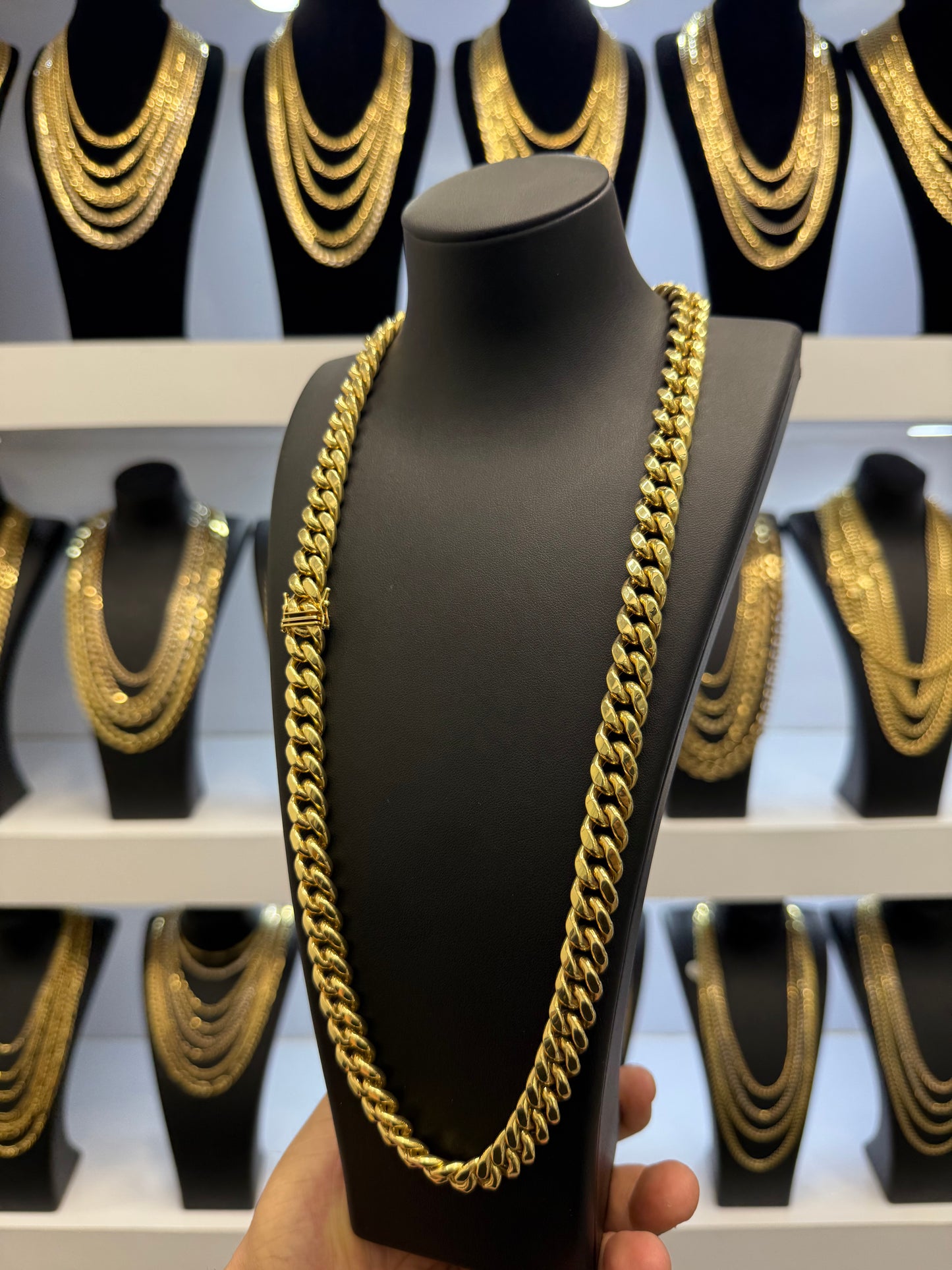 Semisolid 10k Miami Chain 11.15mm