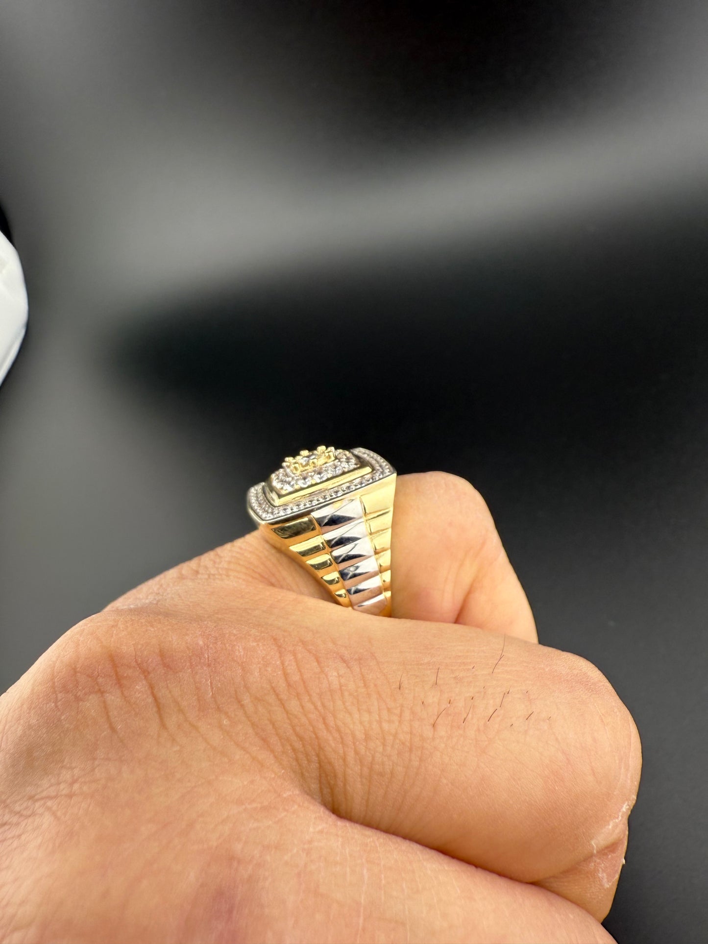 Gold 10k Ring Cz