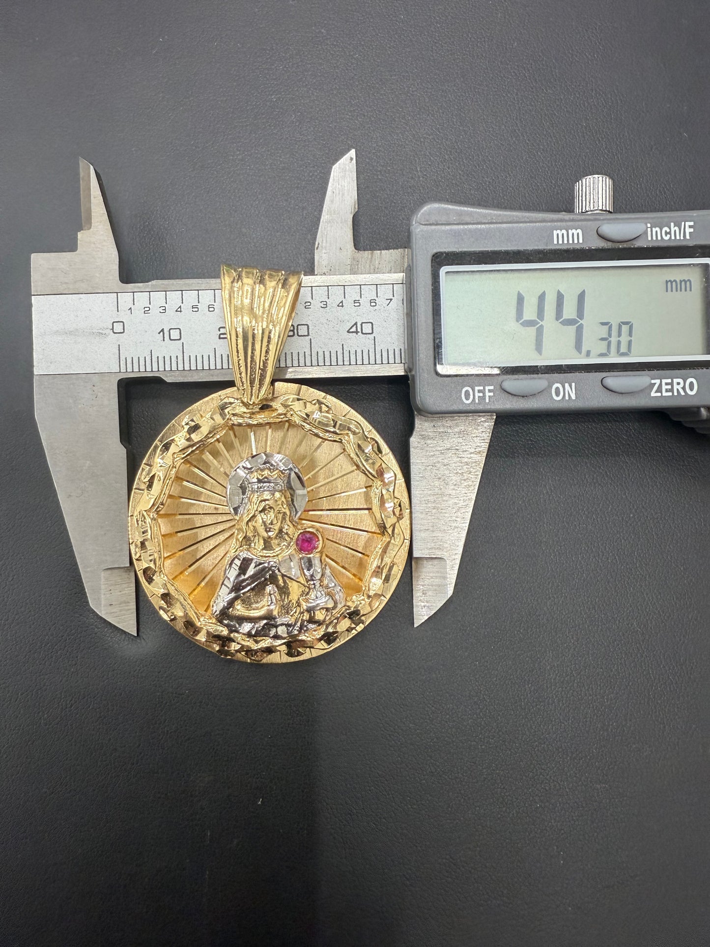 Solid Gold 14k St. Barbara