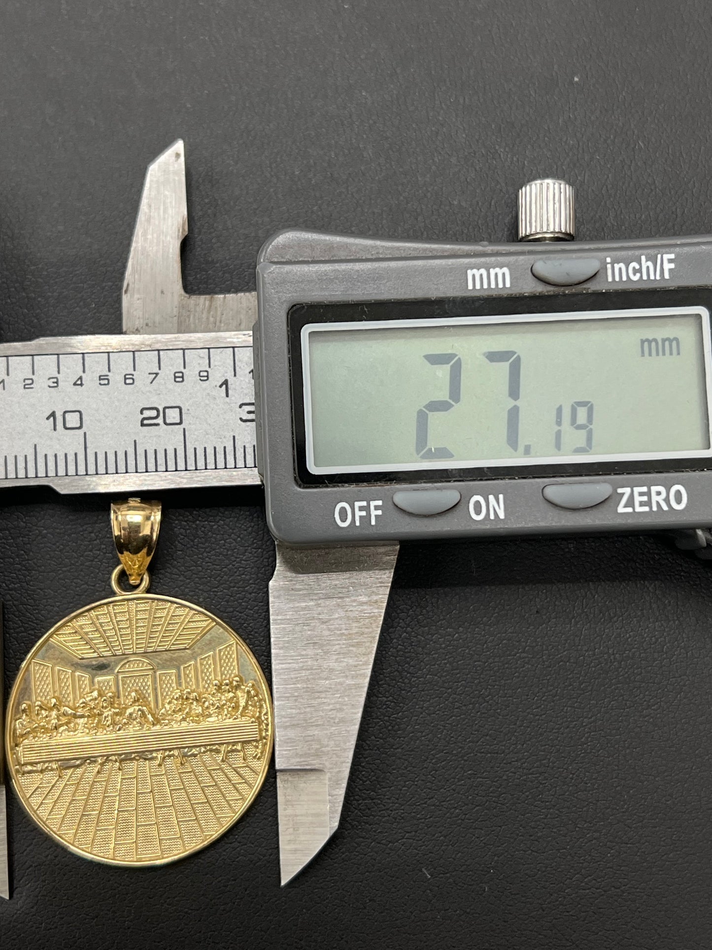 Gold 10k Last supper Pendant