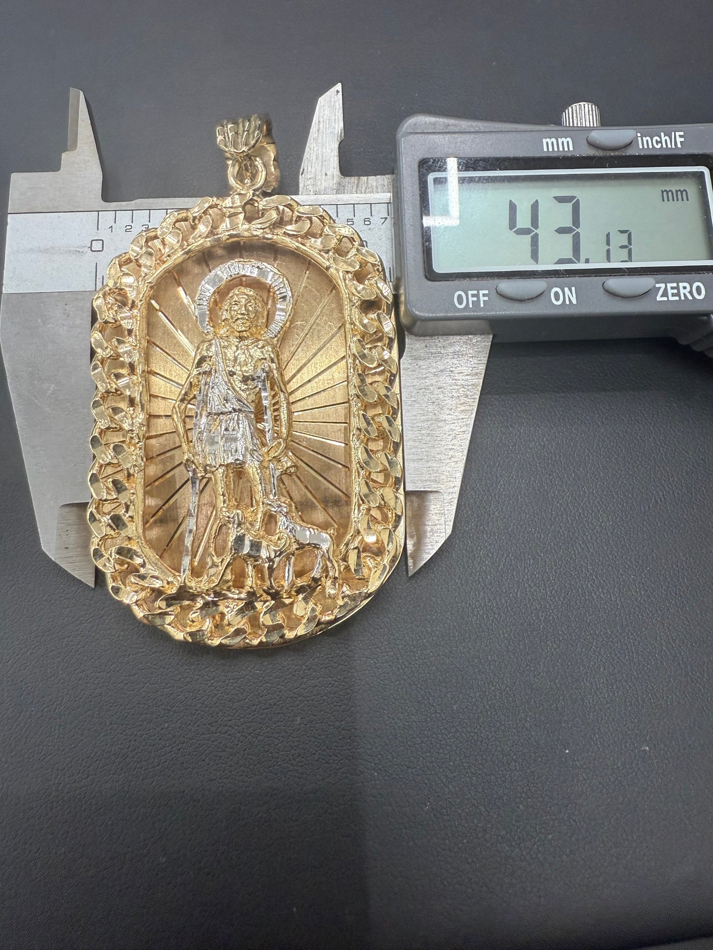 Solid Gold 10k Saint Lazarus 3D