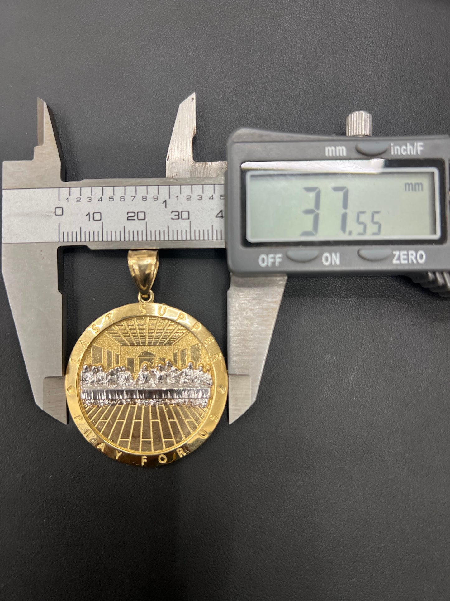 Gold 10k Last Supper Pendant
