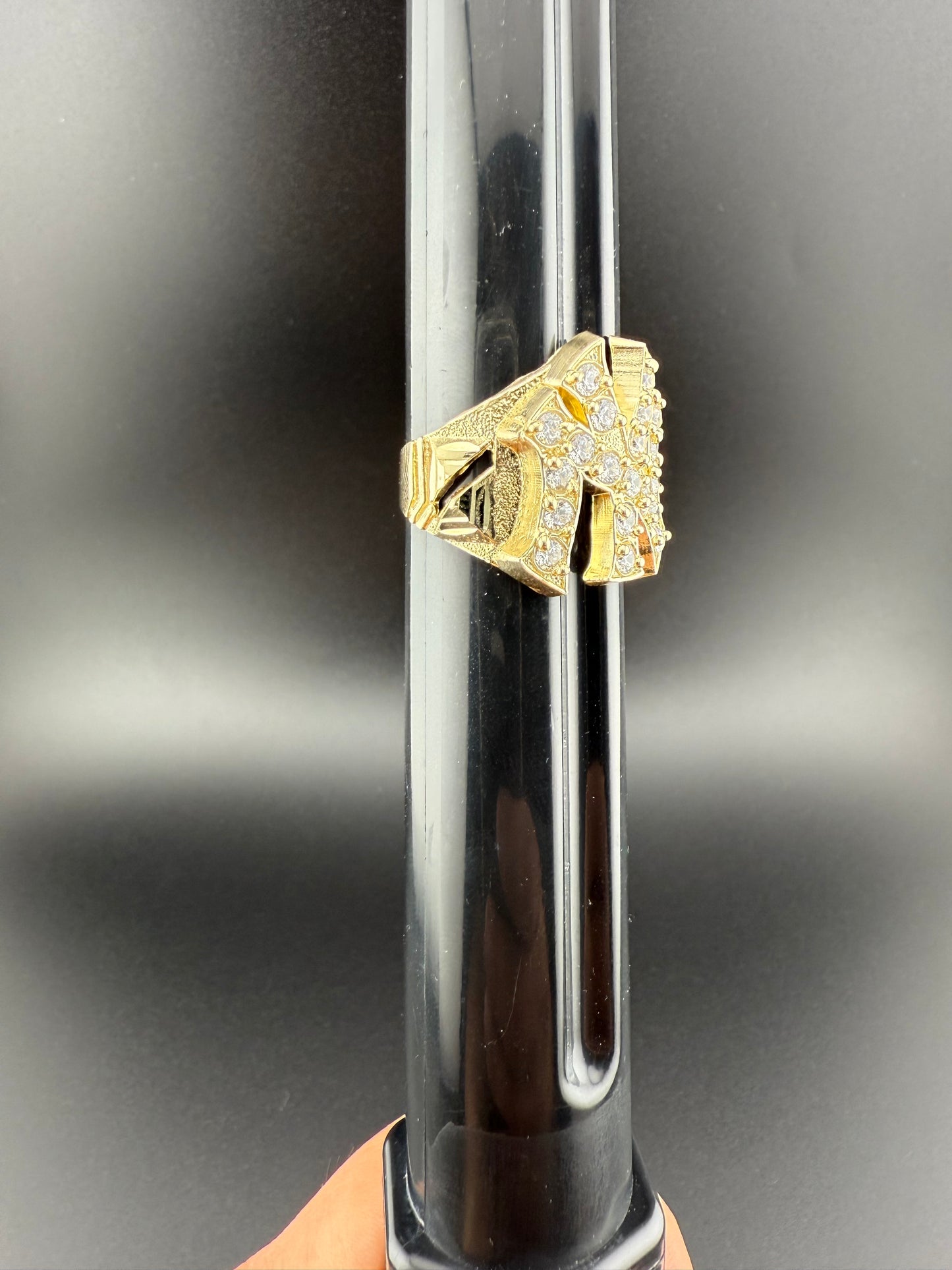 Gold 10k NY Ring Cz