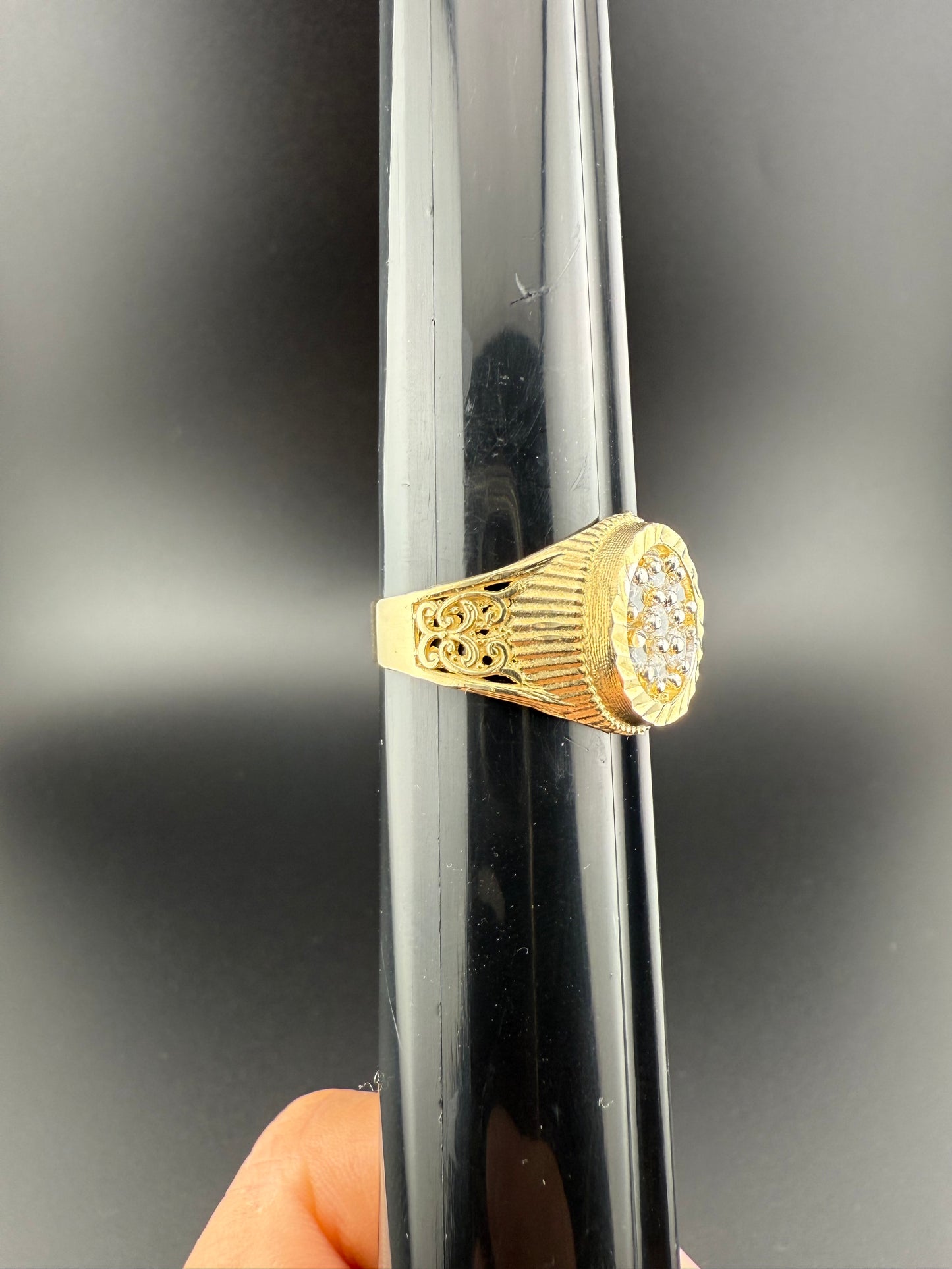 Gold 10k Ring Cz