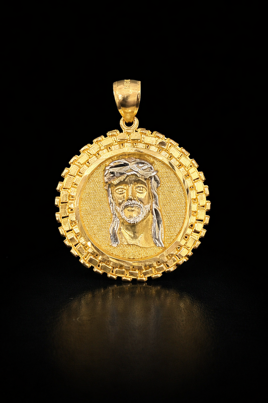Gold 10k Jesus Pendant