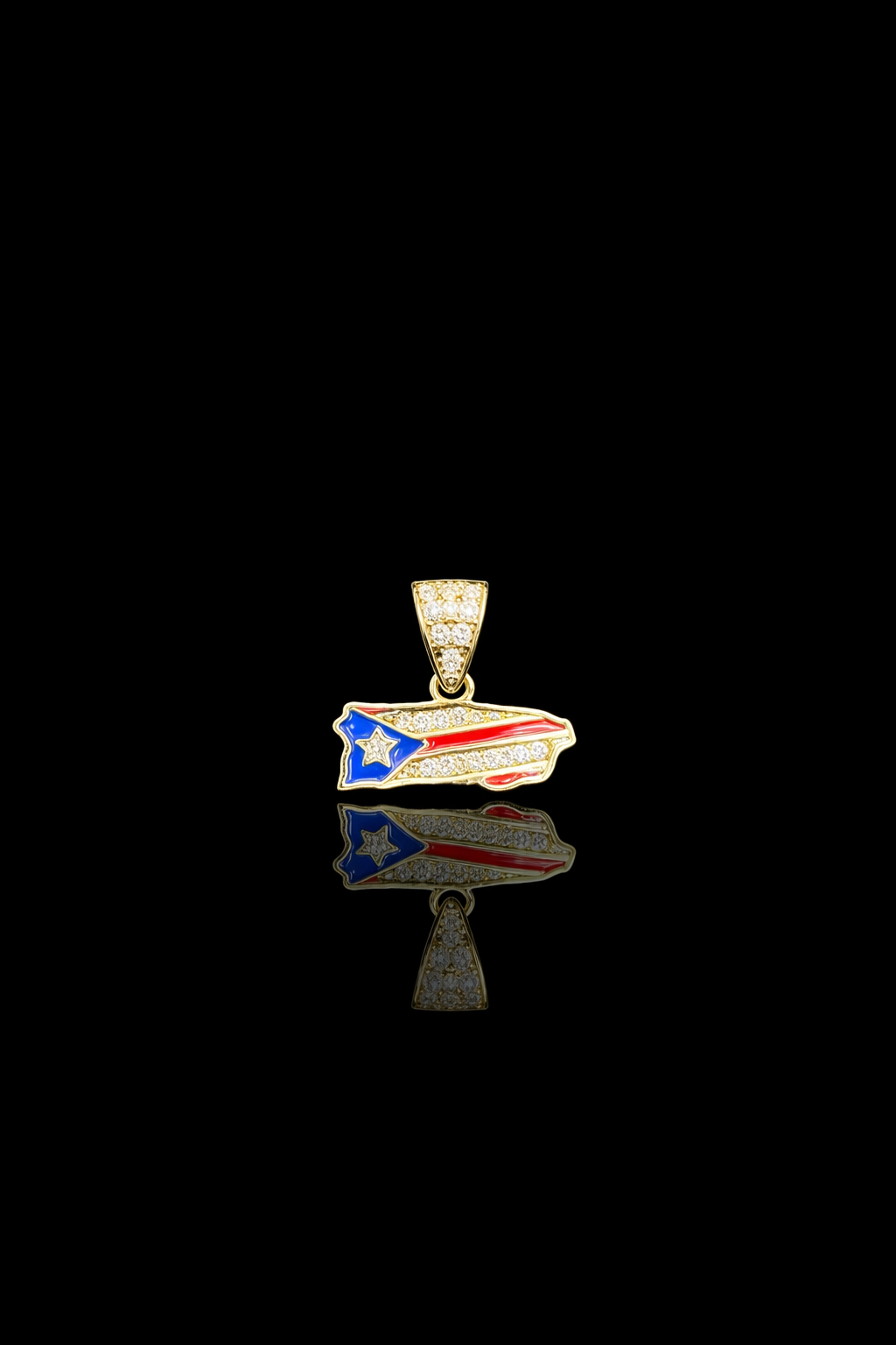 Gold 10k PR pendant Cz