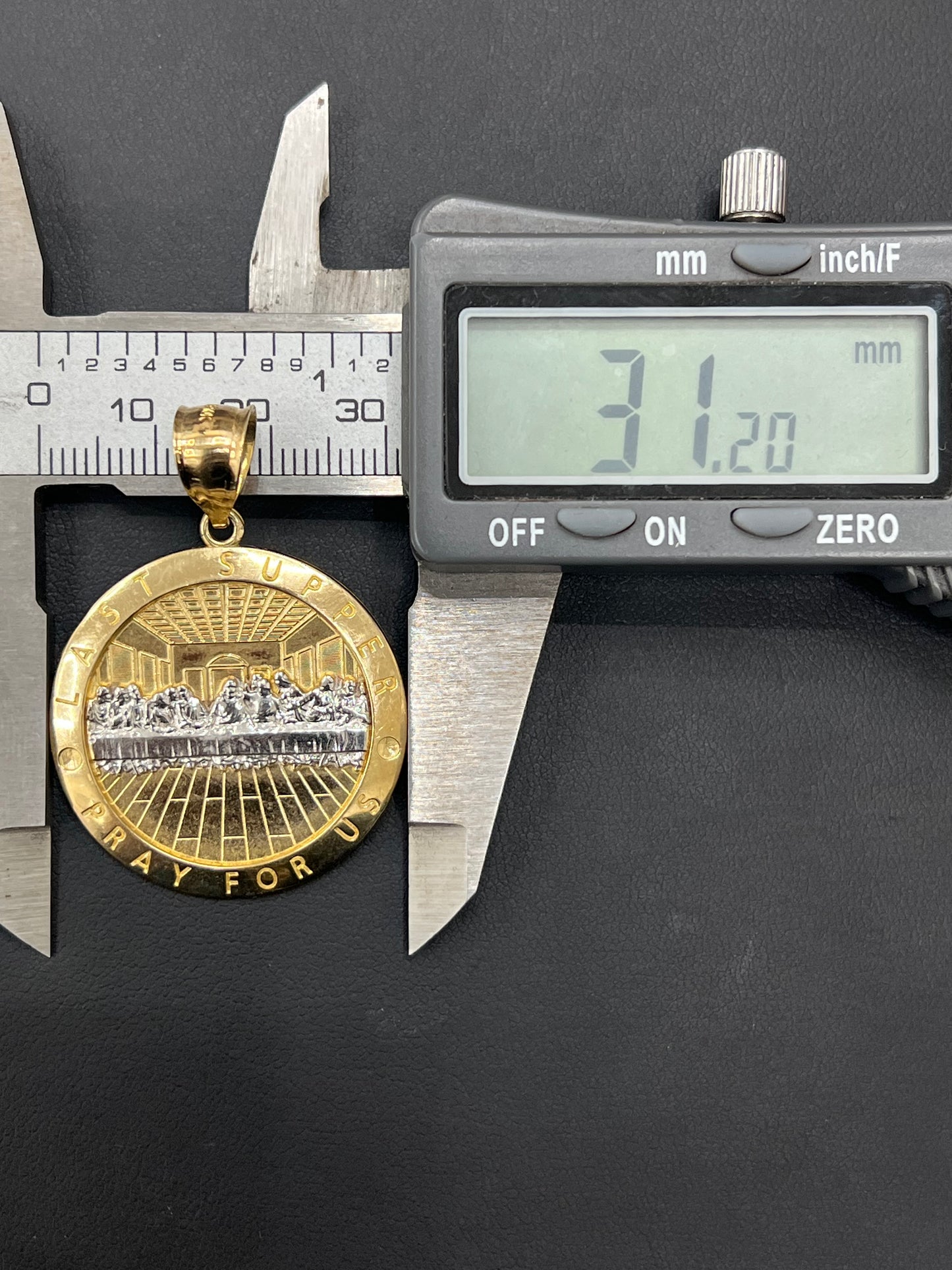 Gold 10k Last Supper Pendant