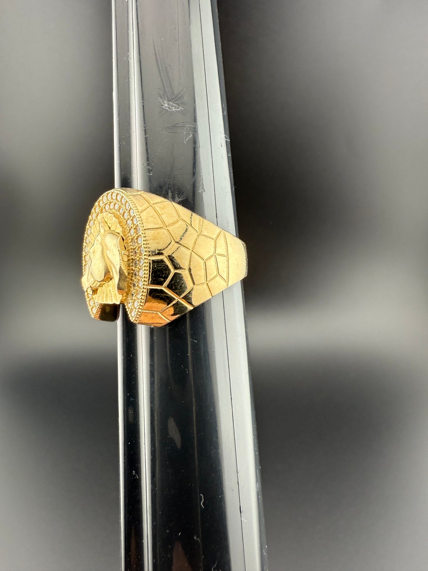 Gold 10k Ring Cz