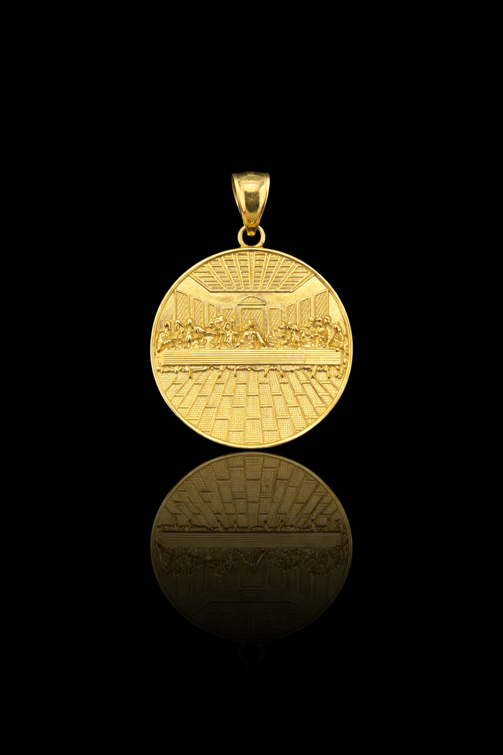 Gold 10k Last supper Pendant