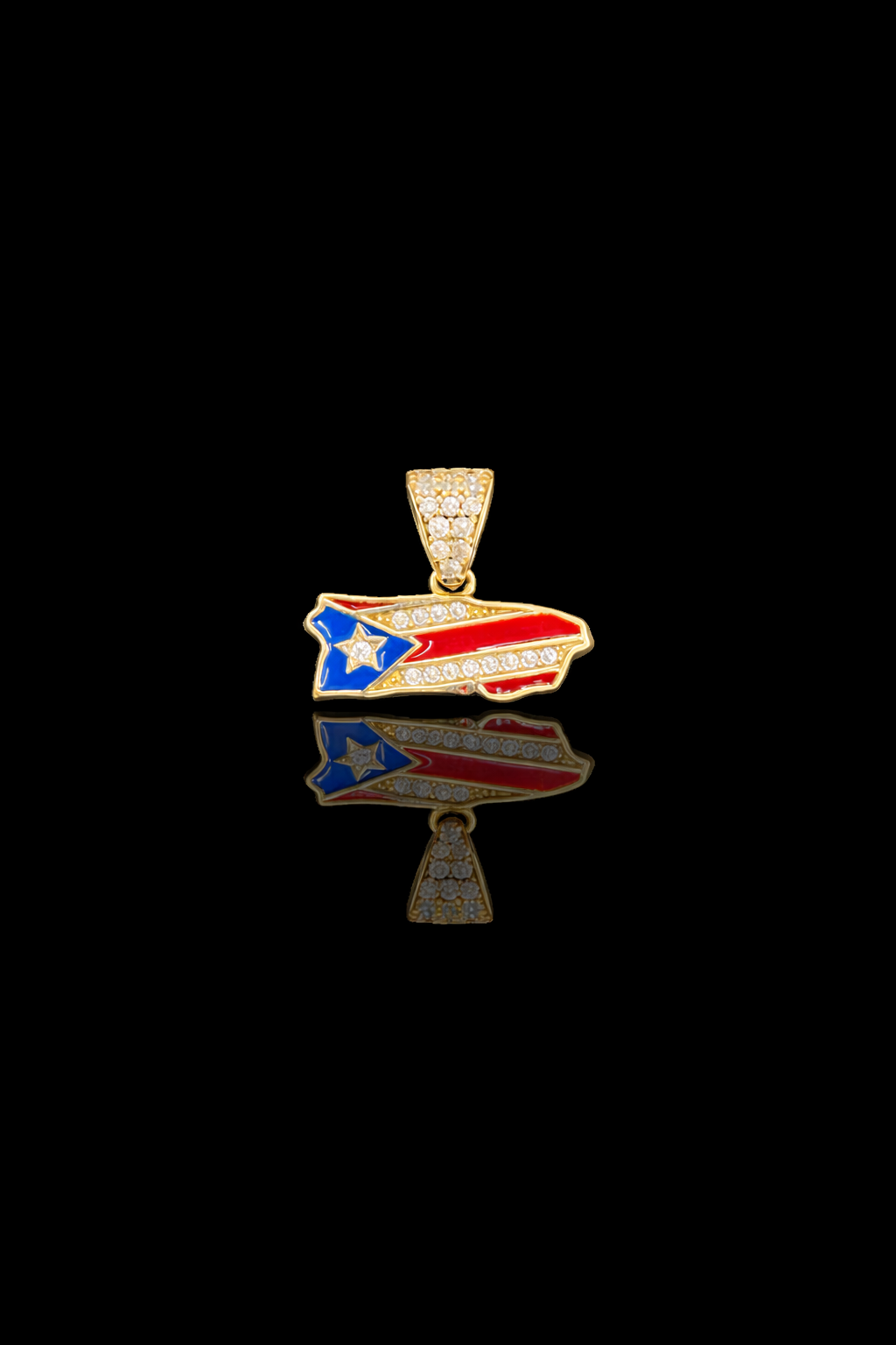 Gold 10k PR pendant Cz