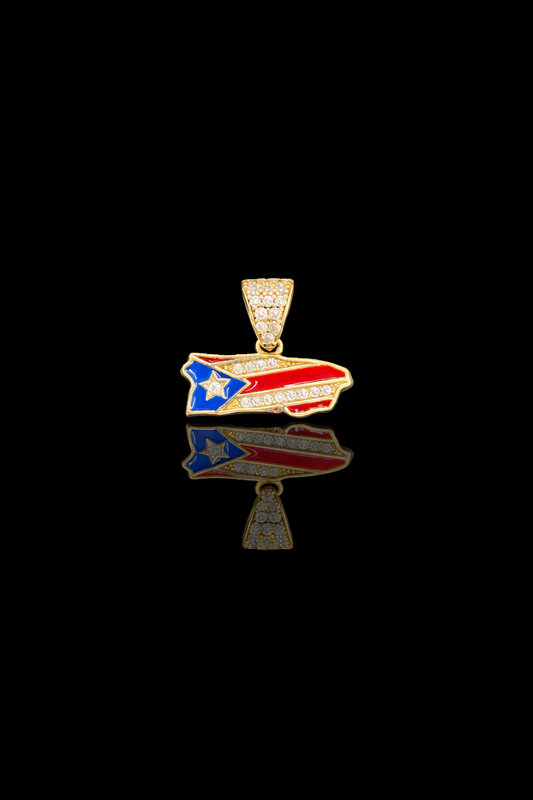 Gold 10k PR pendant Cz