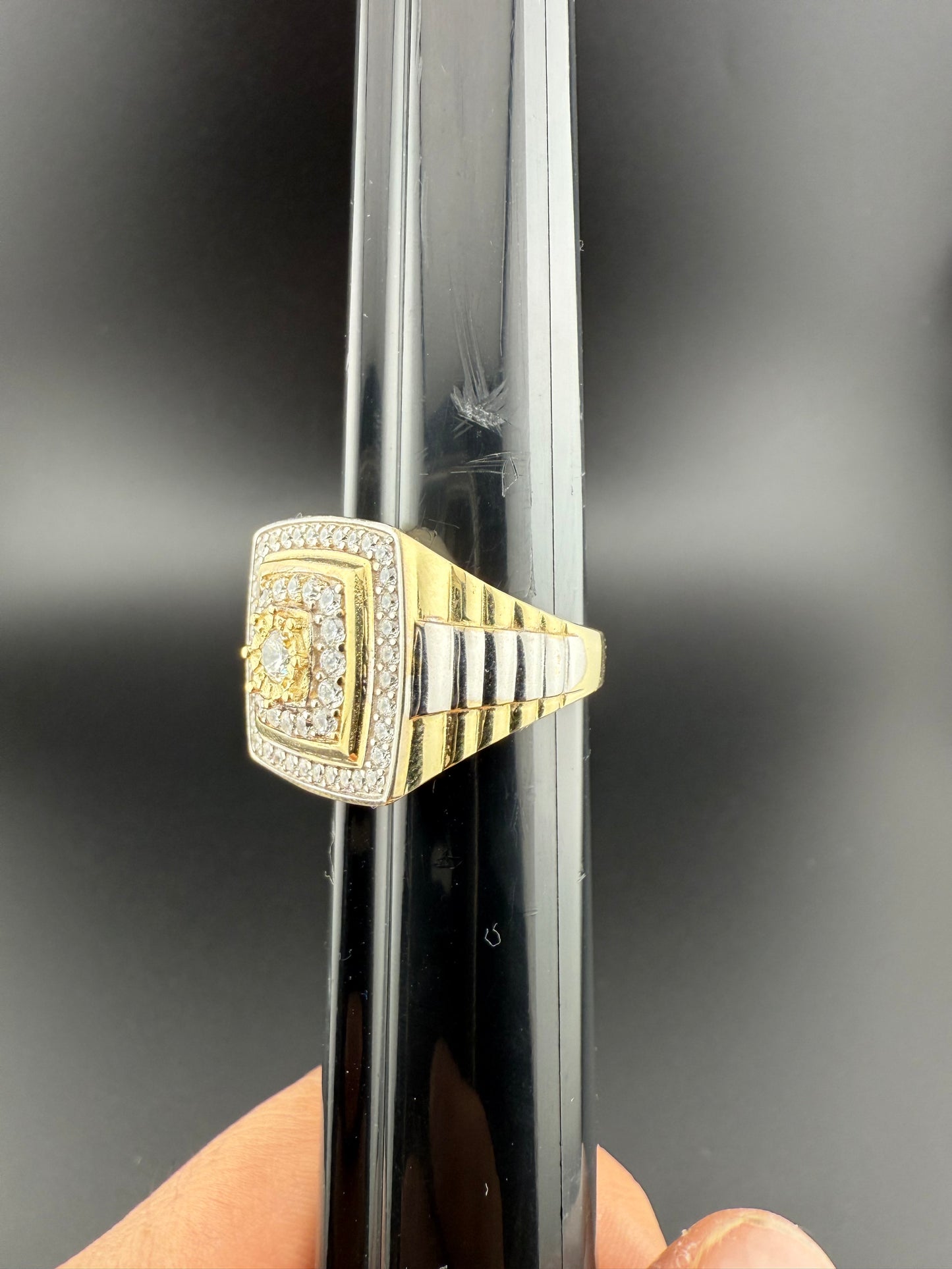 Gold 10k Ring Cz