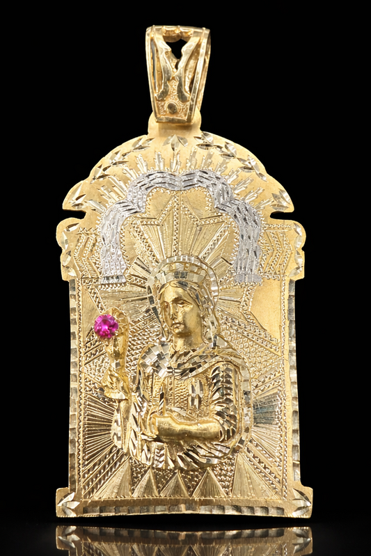 Solid Gold 10k St. Barbara