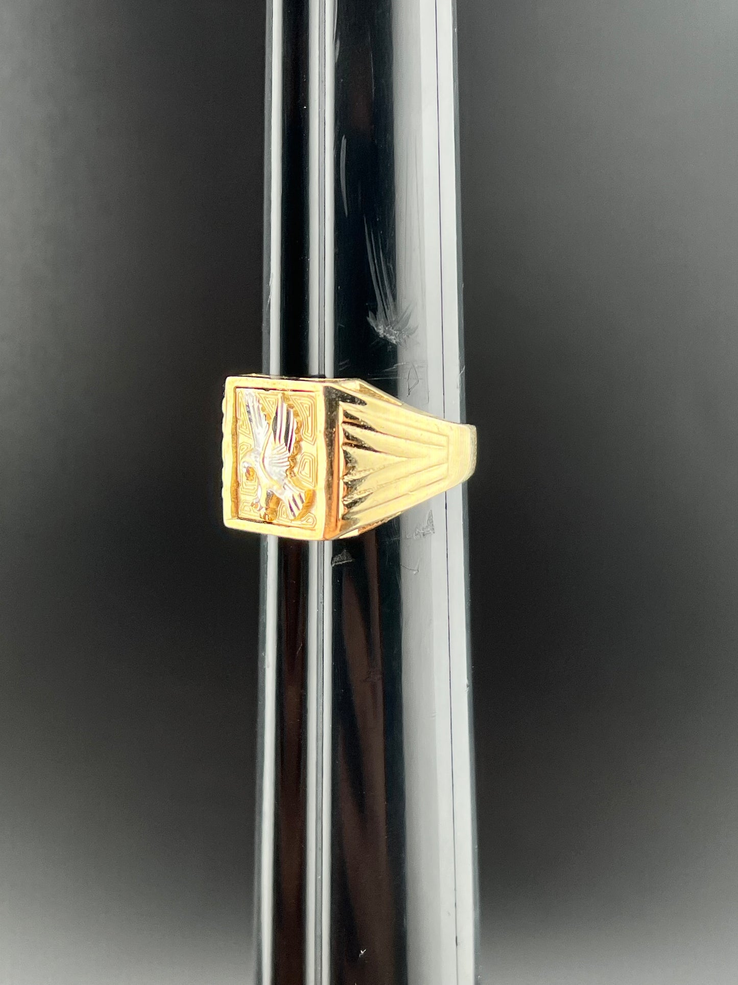 Gold 14k eagle ring