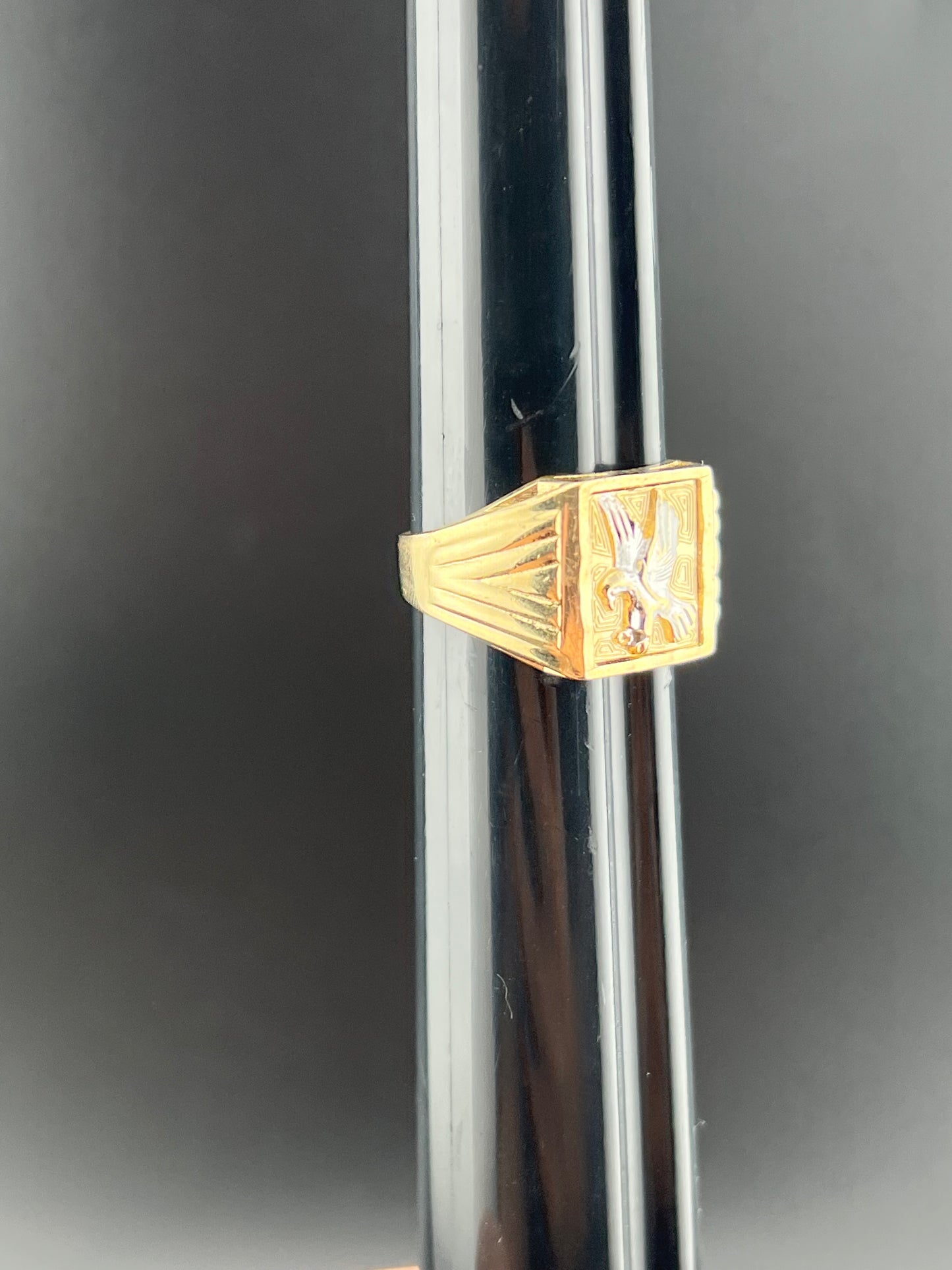 Gold 14k eagle ring
