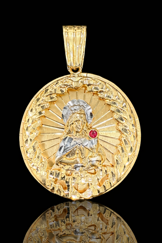 Solid Gold 14k St. Barbara