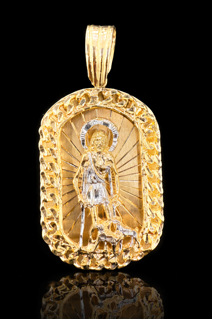 Solid Gold 10k Saint Lazarus 3D