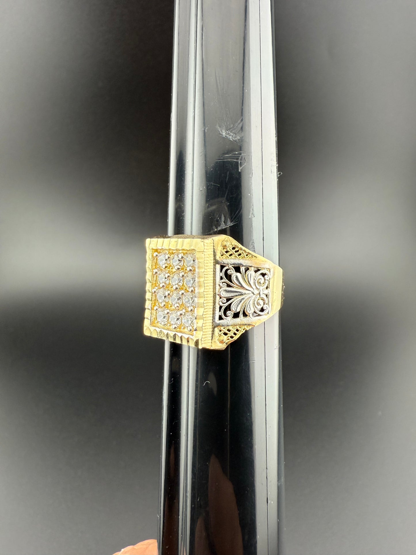 Gold 10k Ring Cz