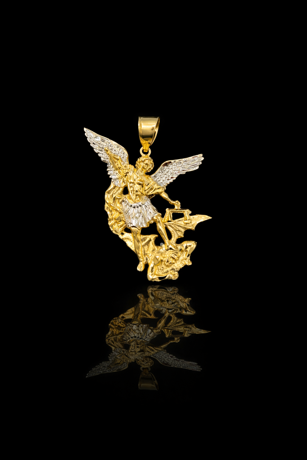 Gold 10k St. Michael Pendant