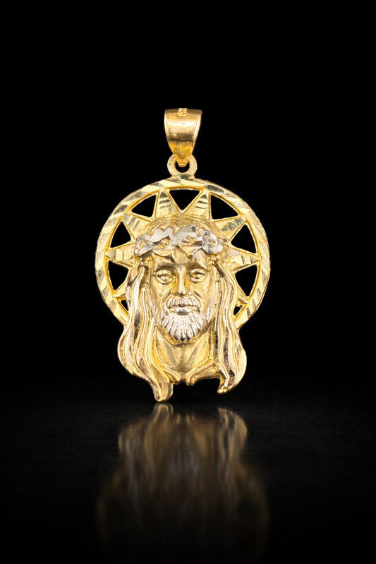 Gold 10k Jesus Pendant