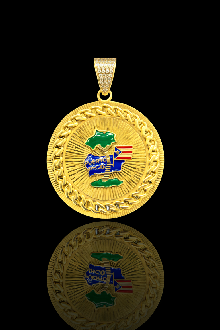 Gold 10k PR pendant