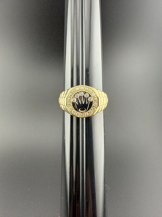Gold 10k Fancy Mens Ring