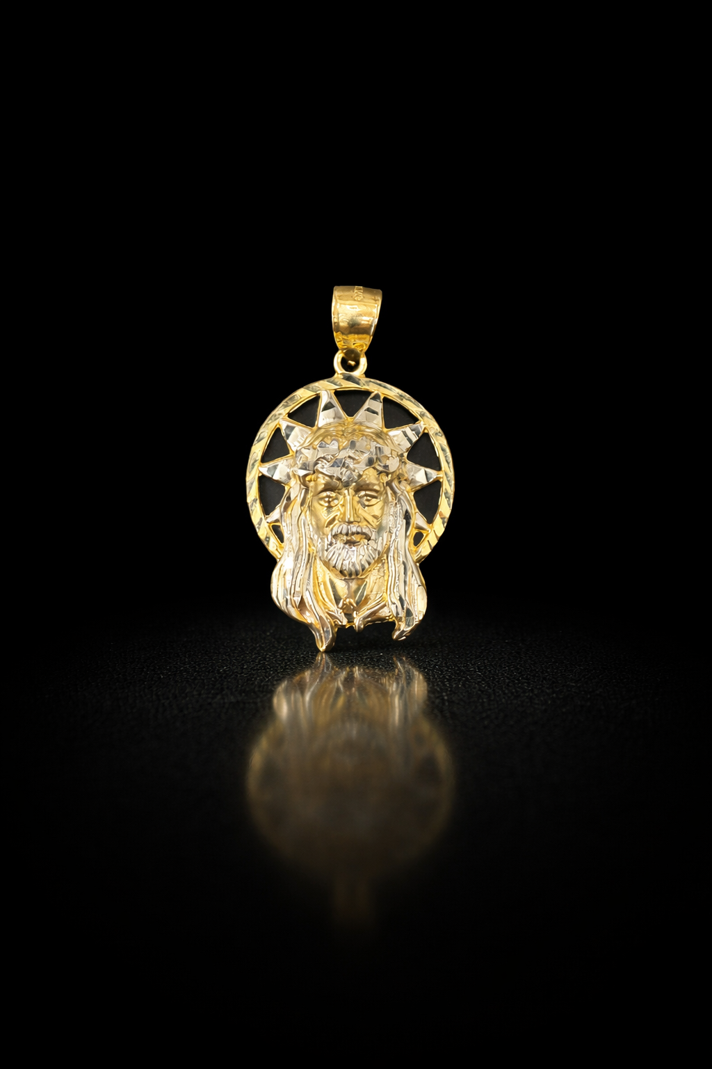 Gold 10k Jesus Pendant