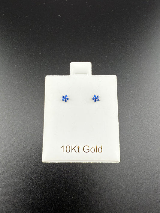 Gold 10k Screw-back earrings Cz