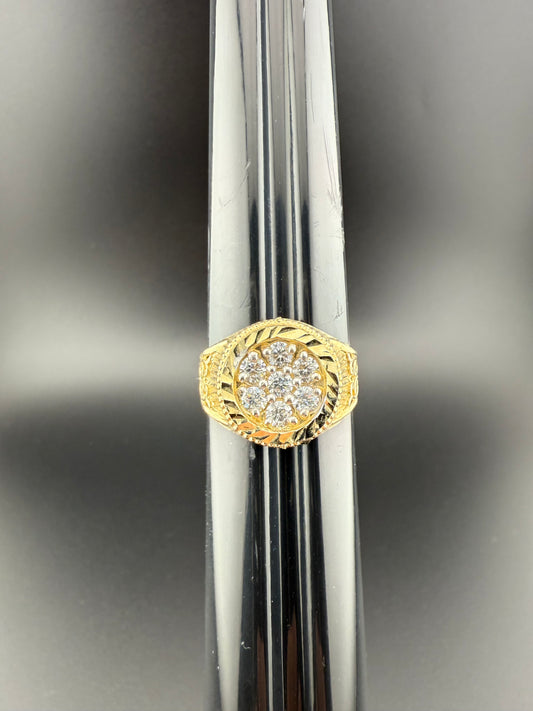 Gold 10k Ring Cz
