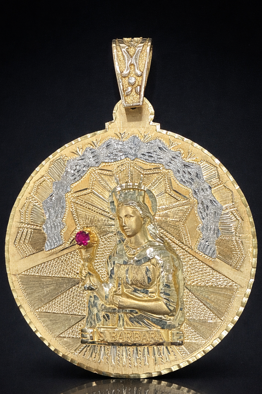 Solid Gold 10k St.Barbara