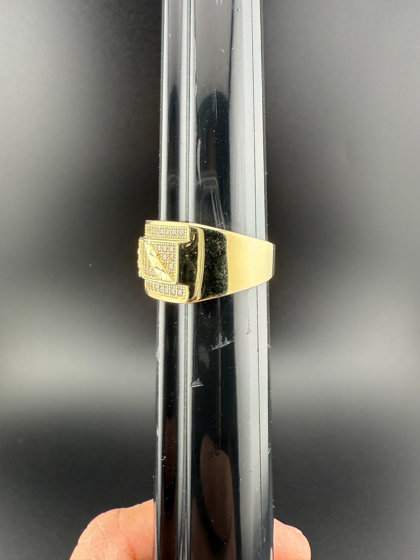 Gold 10k Ring Cz