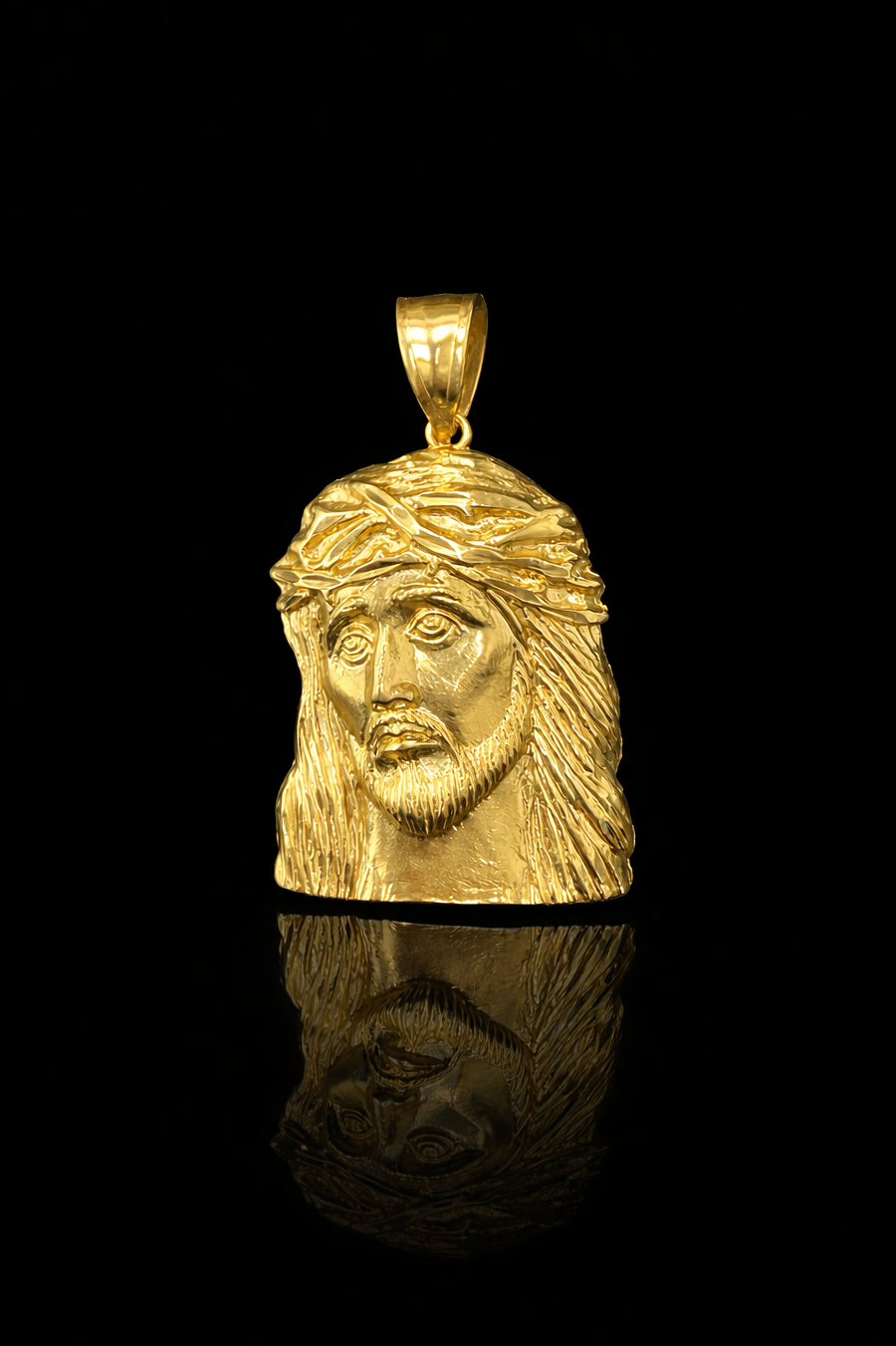 Gold 14k Jesus Pendant