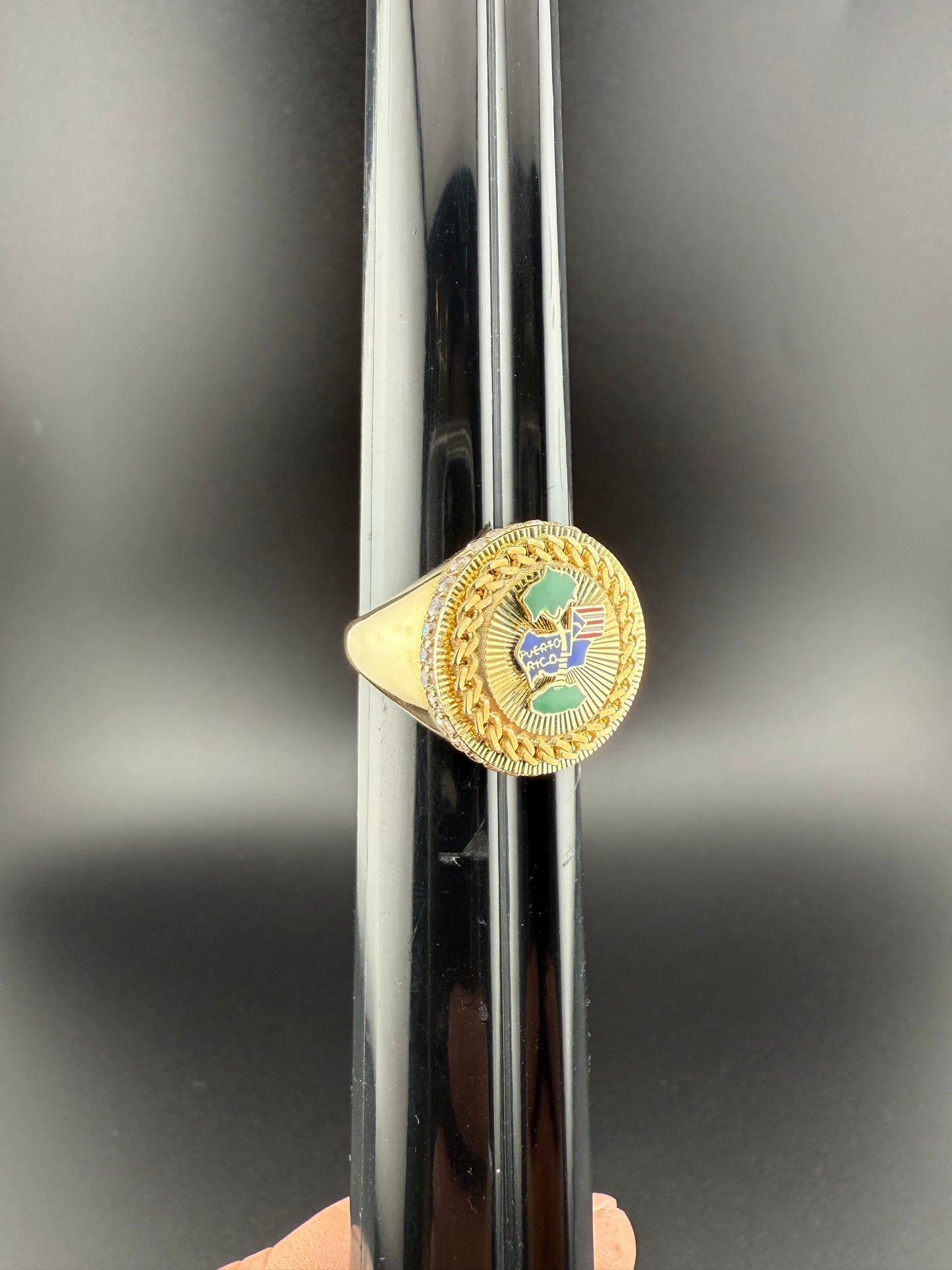 Gold 10k PR ring Cz