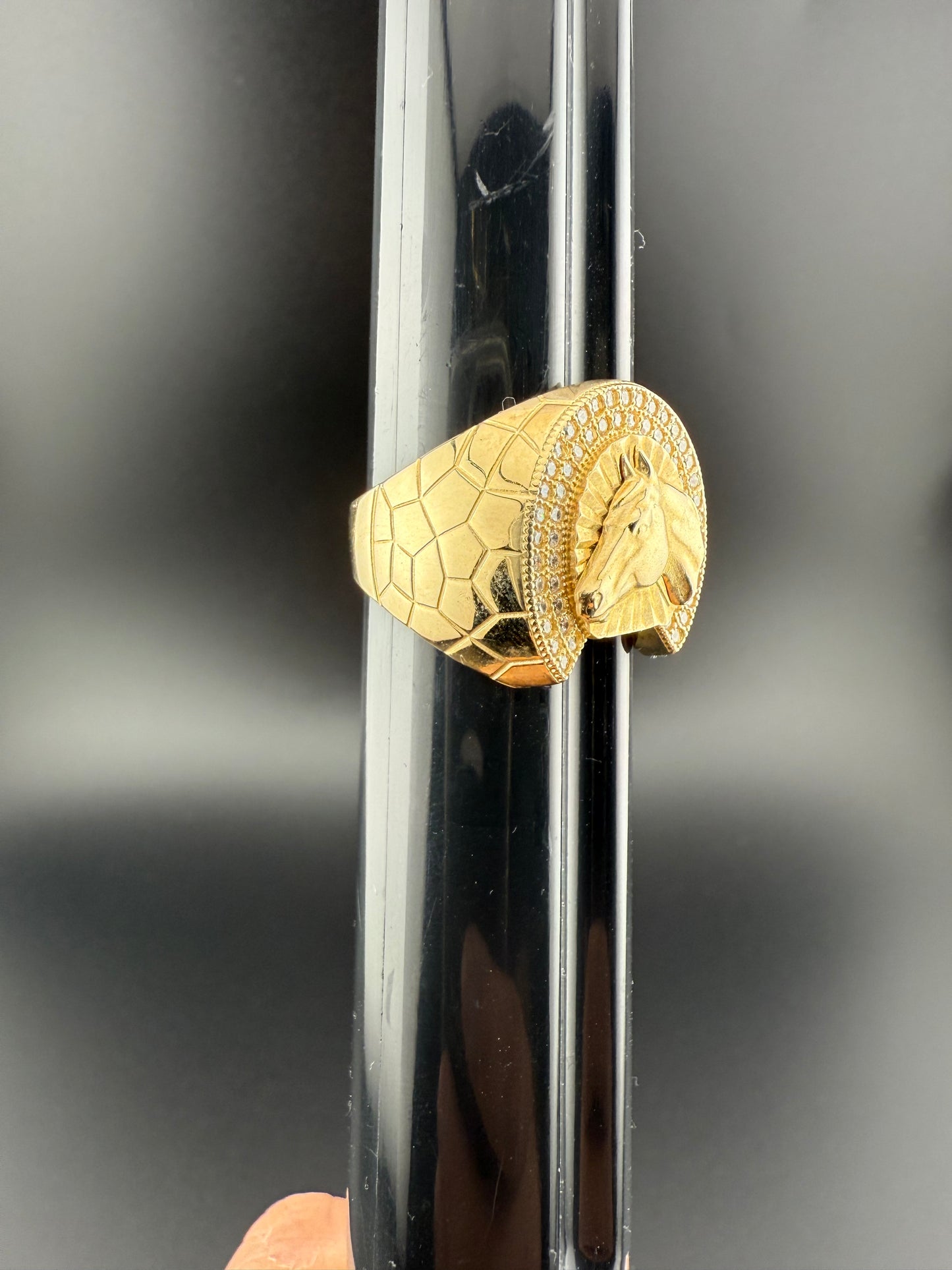 Gold 10k Ring Cz