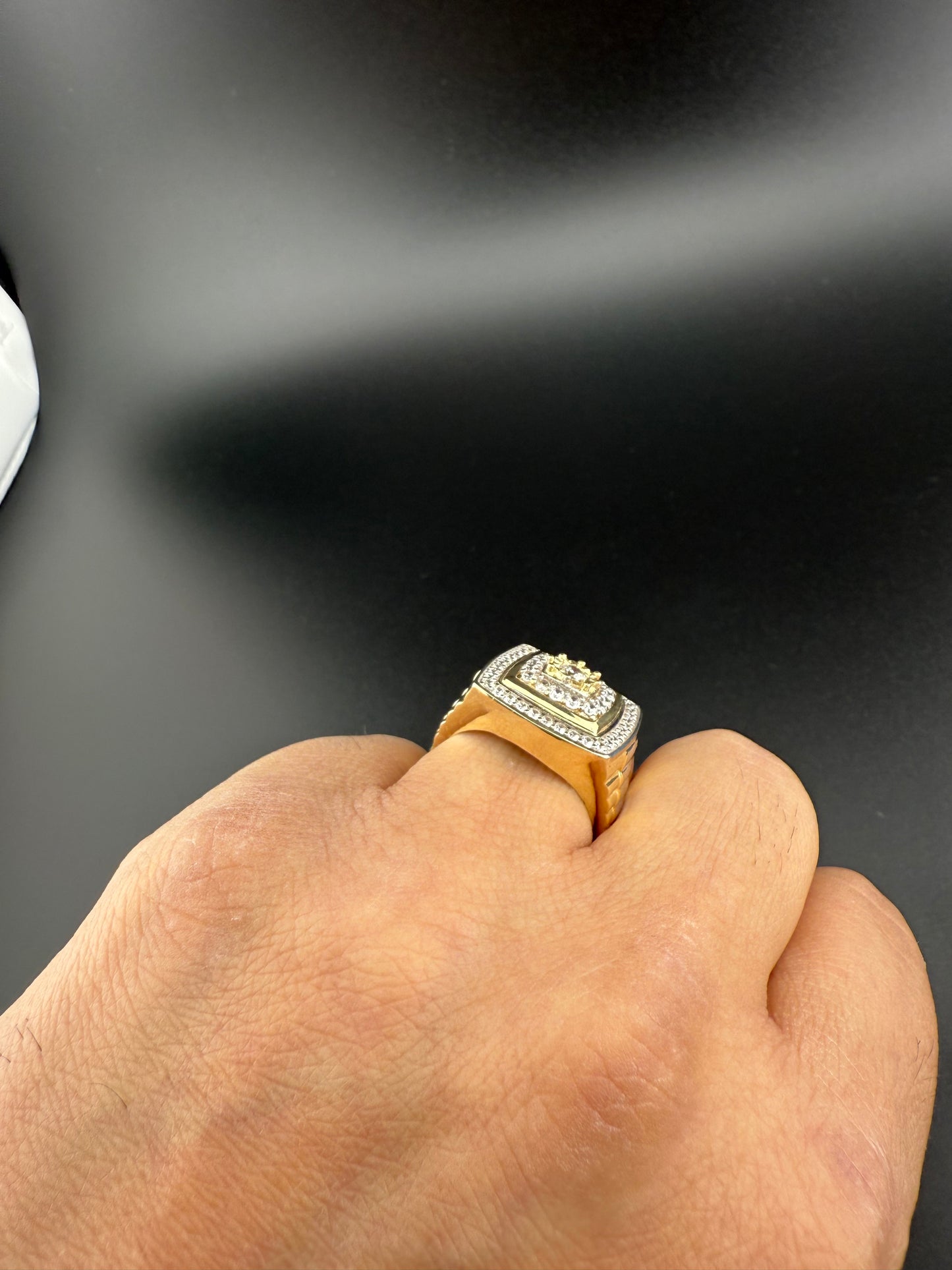 Gold 10k Ring Cz