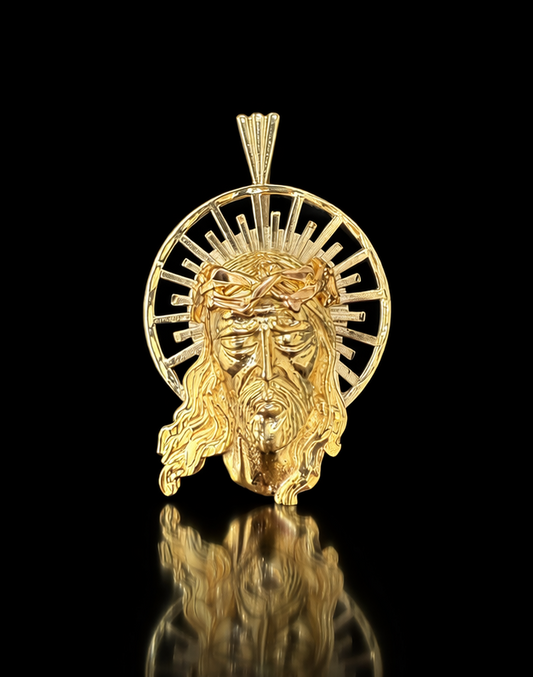 Gold 14k Jesus Pendant