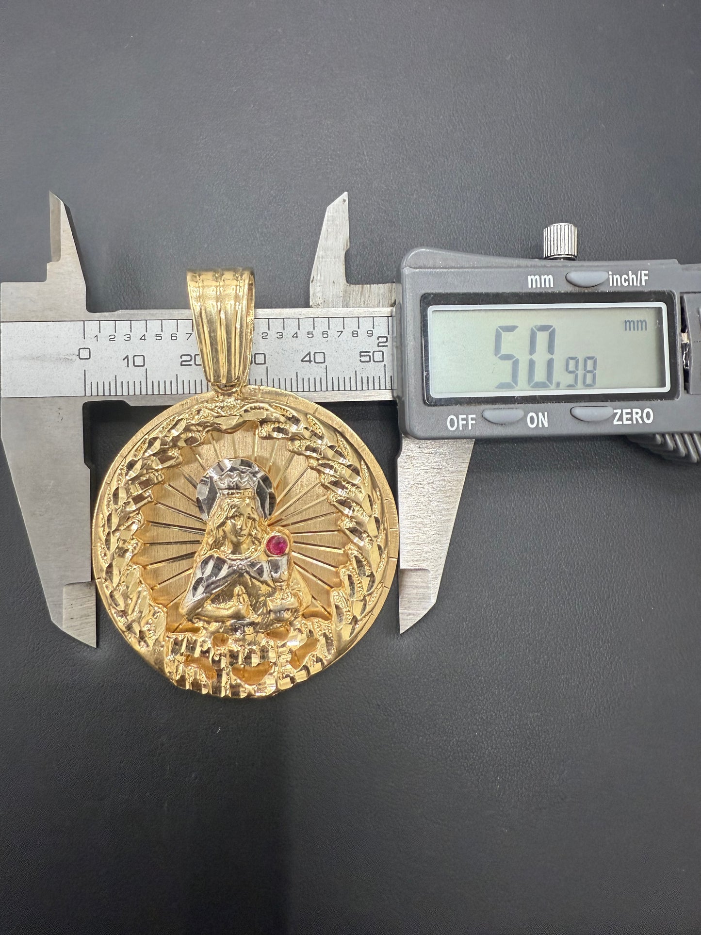 Solid Gold 14k St. Barbara