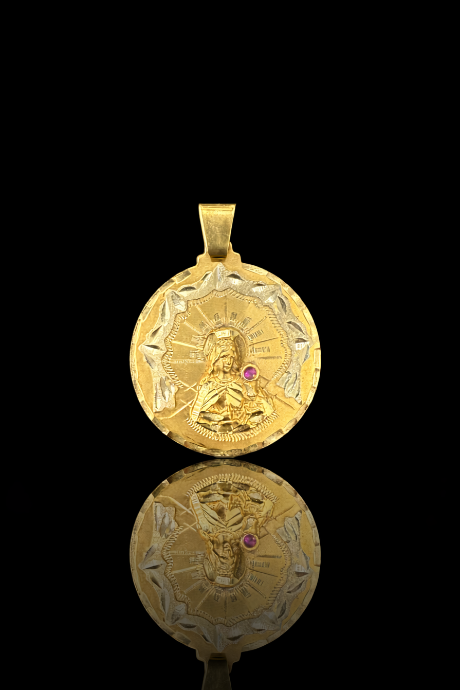 Solid Gold 10k St. Barbara