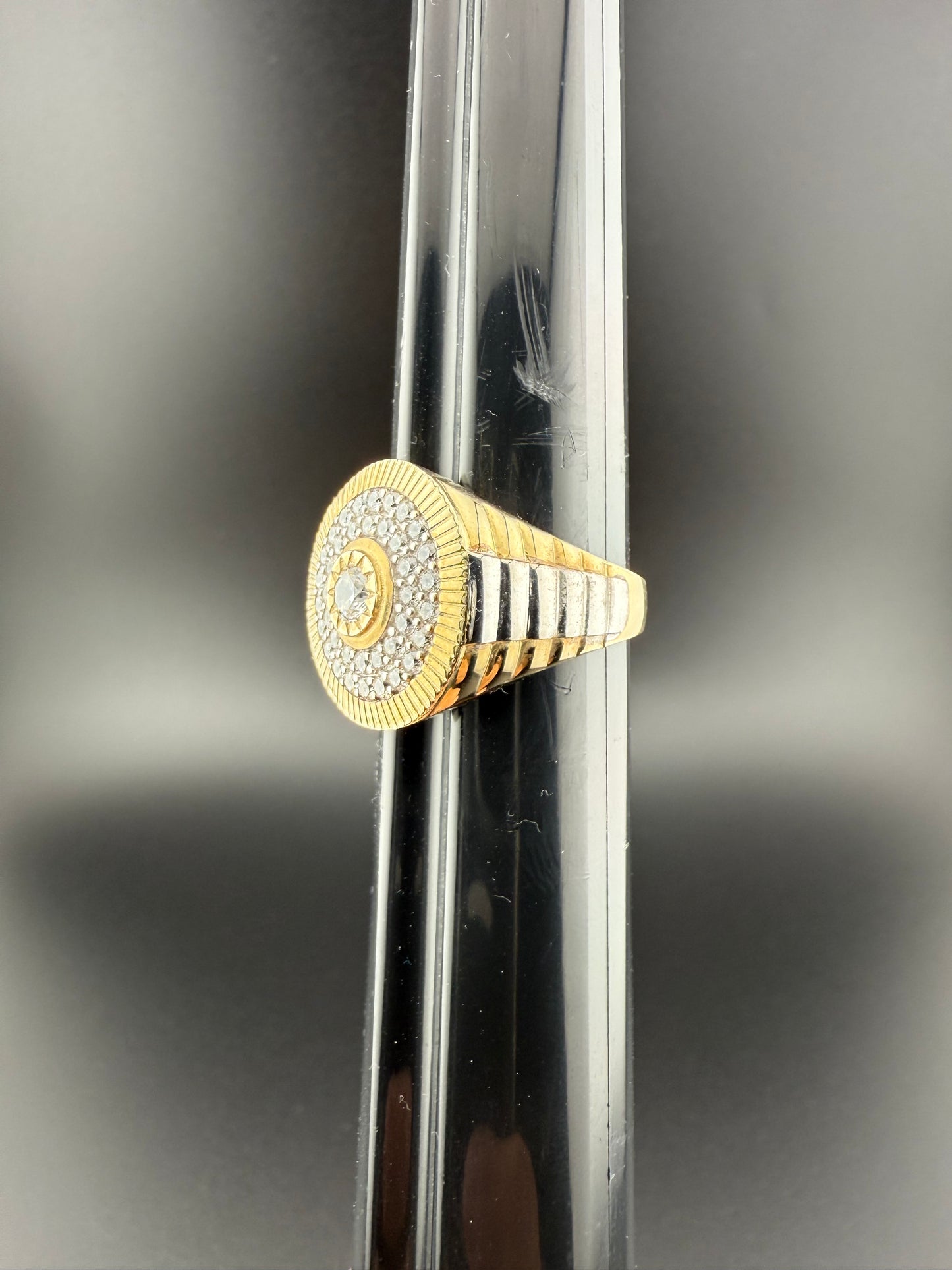 Gold 10k Ring Cz