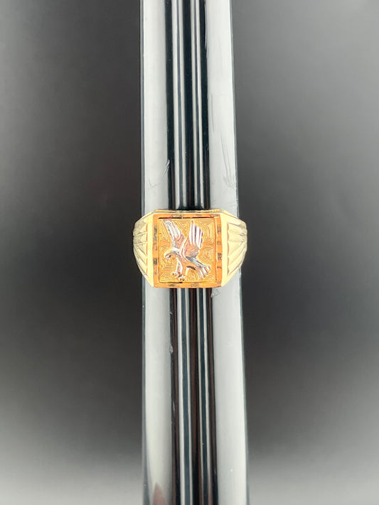 Gold 14k eagle ring