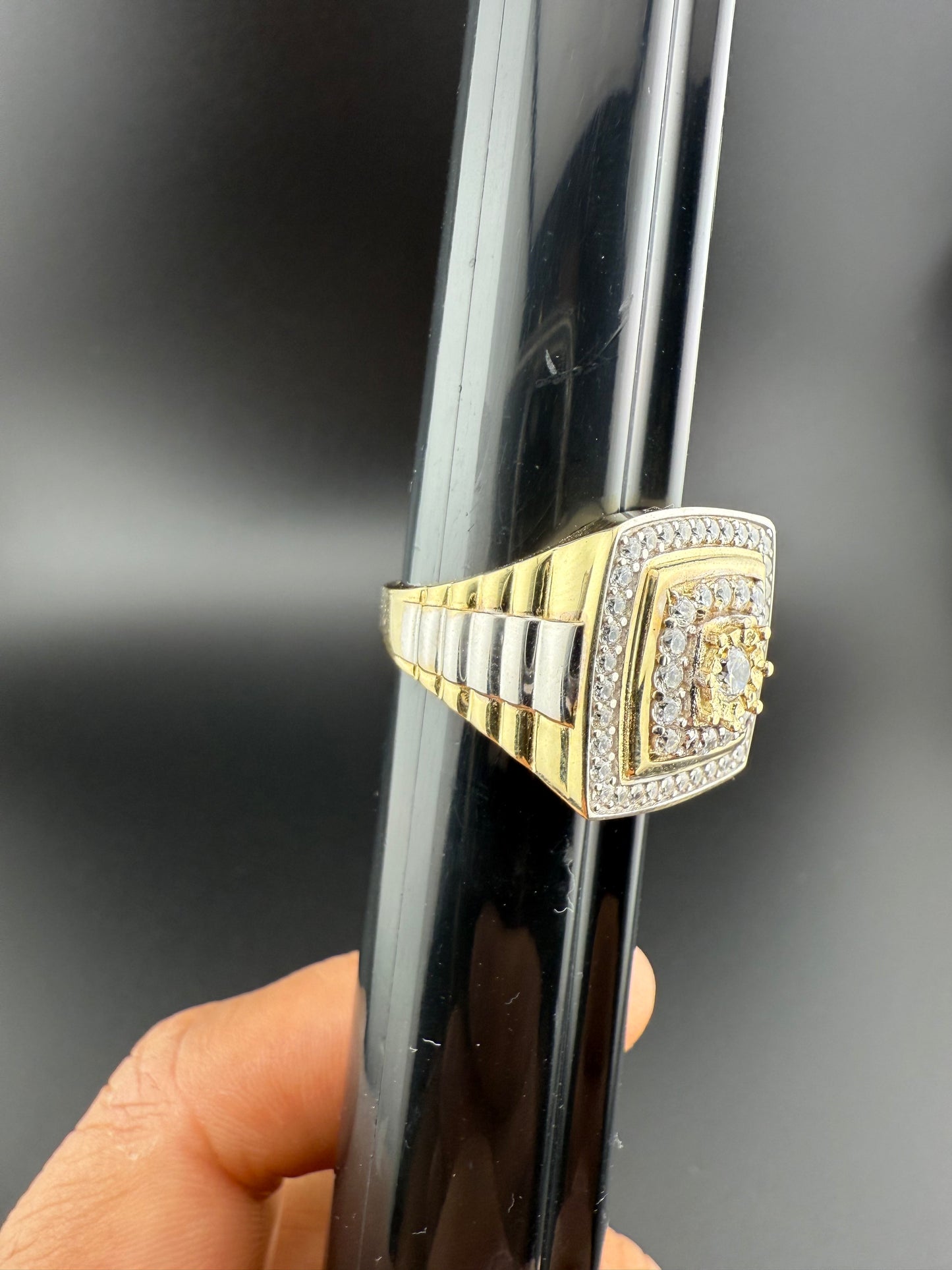 Gold 10k Ring Cz